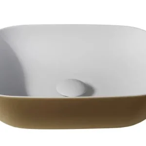 Sanitair Sani Waskom Solid Surface Goud Mat 46x34x12,2cm EXT Koop Online