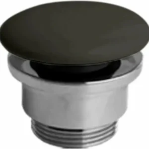 Sanitair Saniclear Clickwaste Keramiek Zwart Mat 7x8x7cm Populair