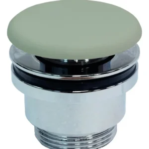 Snelle Levering Sanitair Saniclear Clickwaste Solid Waskom Greige Mat 7x8x7cm