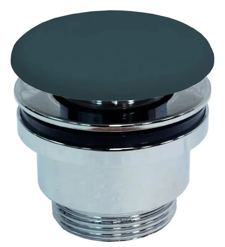 Sanitair Saniclear Clickwaste Solid Waskom Antraciet Mat 7x8x7cm Gecertificeerd