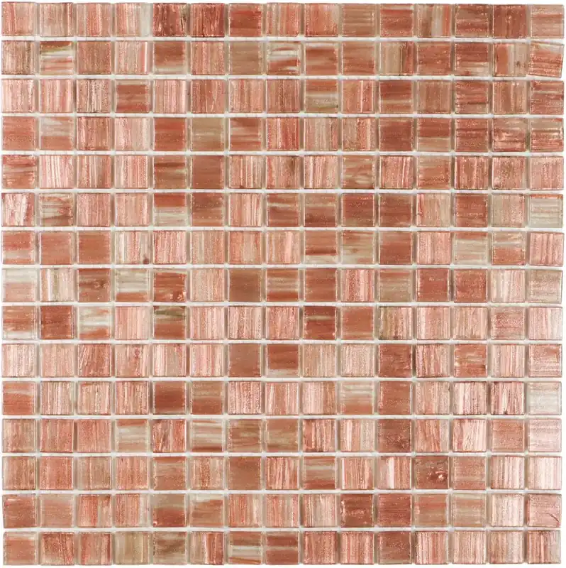 Wand & Vloer Mozaïek Tegels Factory Glas Rosé - Matje 32,2x32,2cm Superprijs