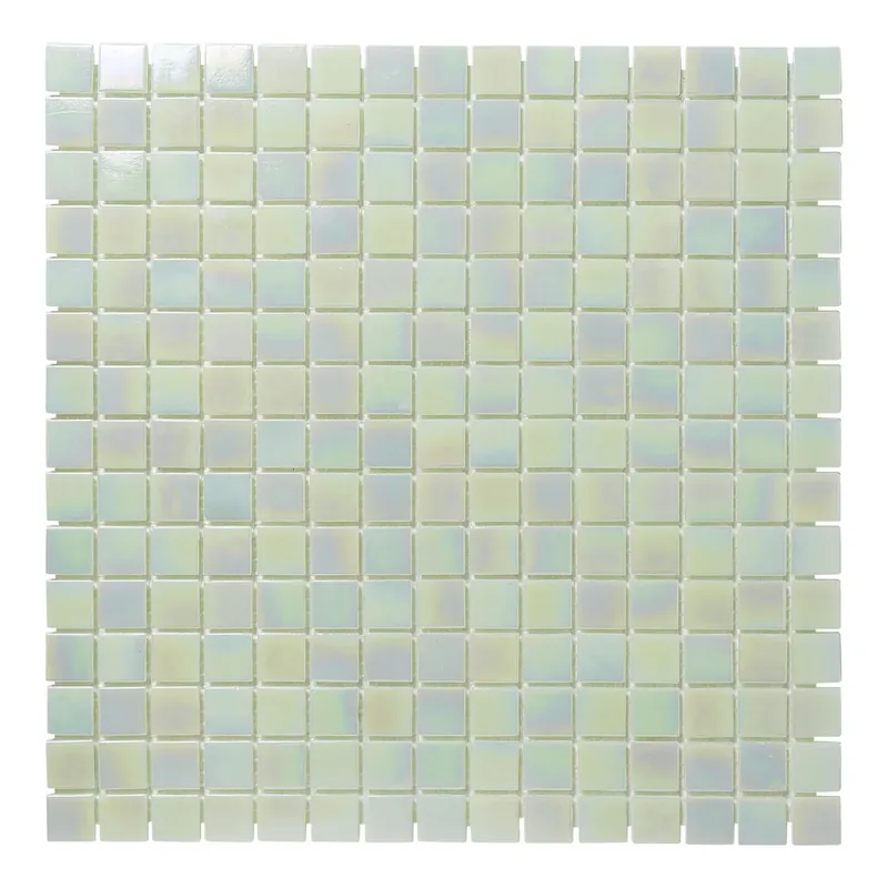 Seizoensaanbieding Wand & Vloer Mozaïek Tegels Factory Glas Lichtgroen - Matje 32,2x32,2cm