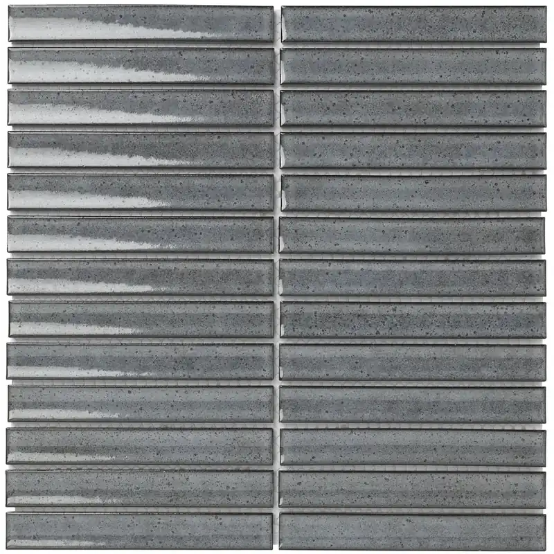 Fabrieksprijs Wand Mozaïek Tegels Kitkat Factory Keramiek Grijs - Matje 29,6x29,9cm