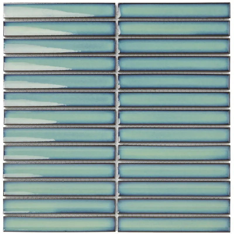 Wand Mozaïek Tegels Kitkat Factory Keramiek Aquamarijn - Matje 29,6x29,9cm Bestel Nu