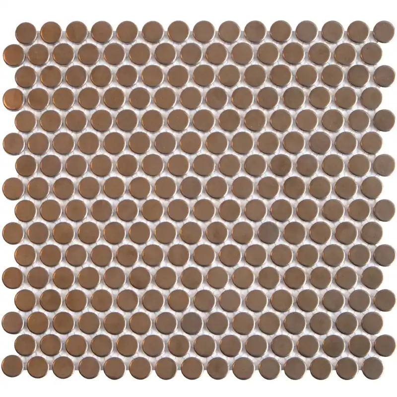 Beste Prijs Wand Mozaïek Tegels Factory Keramiek Bronze Metallic - Matje 31,5x29,4cm