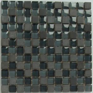 Must-Have Wand Mozaïek Tegels Factory Glas/Marmer Zwart - Matje 30x30cm