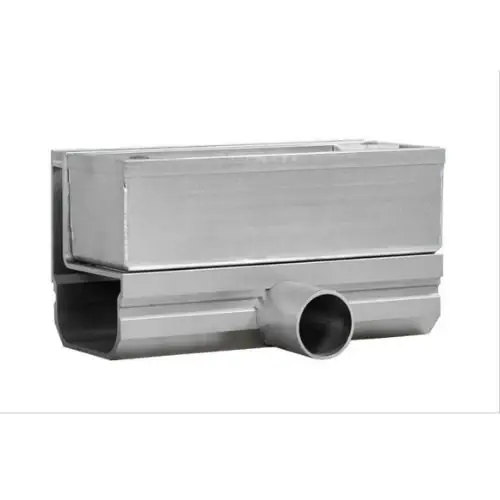 Sleufgoot aluminium Sidedrain/75 inspectieluik 250 mm + zijuitloop 50 mm Voordeelprijs