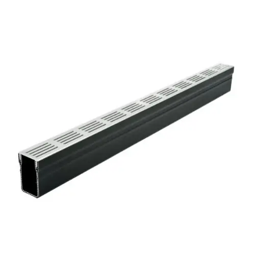Star Drain kunststof goot met grijs aluminium rooster 2000mm Koop Vandaag