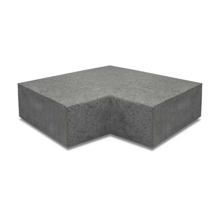ArtiStone hoekstuk traptreden 90° binnen 40x20 Antraciet Koop Online