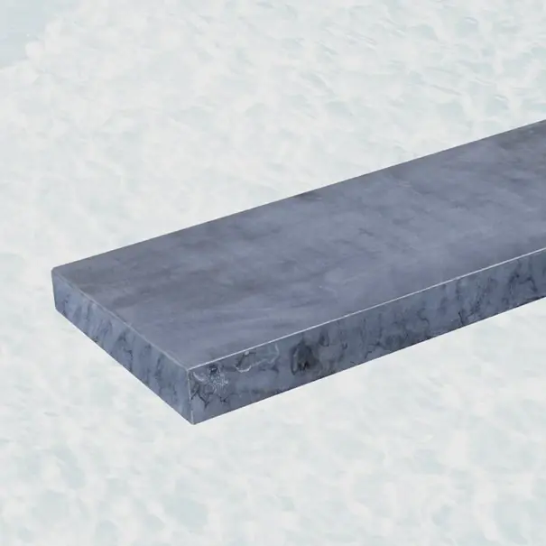 Afdekplaat / vijverrand Rustico 100x25x3 cm - maandprijs Beperkte Voorraad
