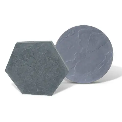 staptegel flagstone zeskant 44 zwart beton Shop Nu