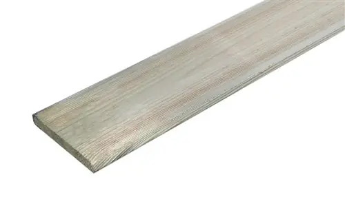 Korting Grenen plank - geïmpregneerd 140 x 17 mm 195 cm