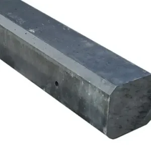 Op = Op Hoekpaal Vlak 10x10x310 (sponning 54 cm) Antraciet