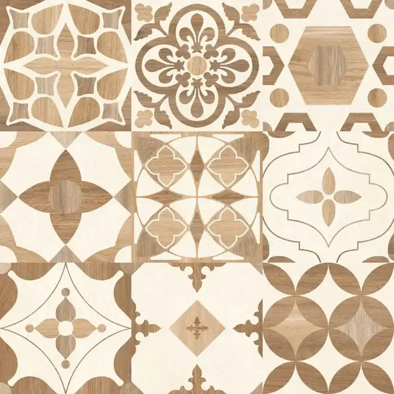 Gecertificeerd GeoCeramica® topplaat 60x60x1 Mywood Decora