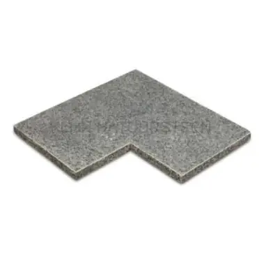 Aanbieding Afdekplaat / vijverrand Graniet G654 antraciet 100x30x3 cm met facet