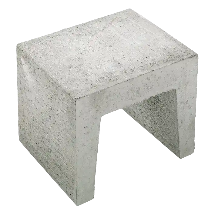 U-element 40x40x50 cm grijs Hoge Kwaliteit