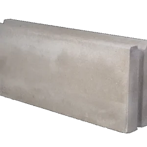 Betonband met fietsgoot grijs 20x40x100cm Nu Kopen