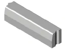 Superprijs Trottoirband 18/20x25x100 grijs visbek K