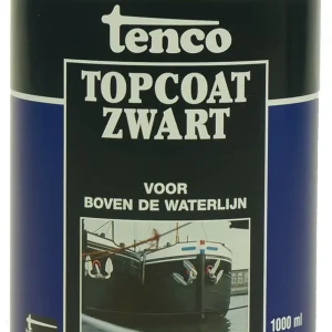tenco topcoat (zwart) 1 ltr Aanbieding