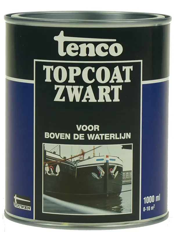 tenco topcoat (zwart) 1 ltr Aanbieding