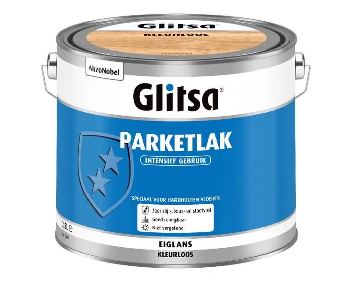 Glitsa Parketlak Eiglans 2,5 ltr Uitverkoop