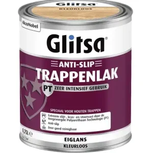 Lage Kosten glitsa trappenlak anti-slip blank 0,75 ltr