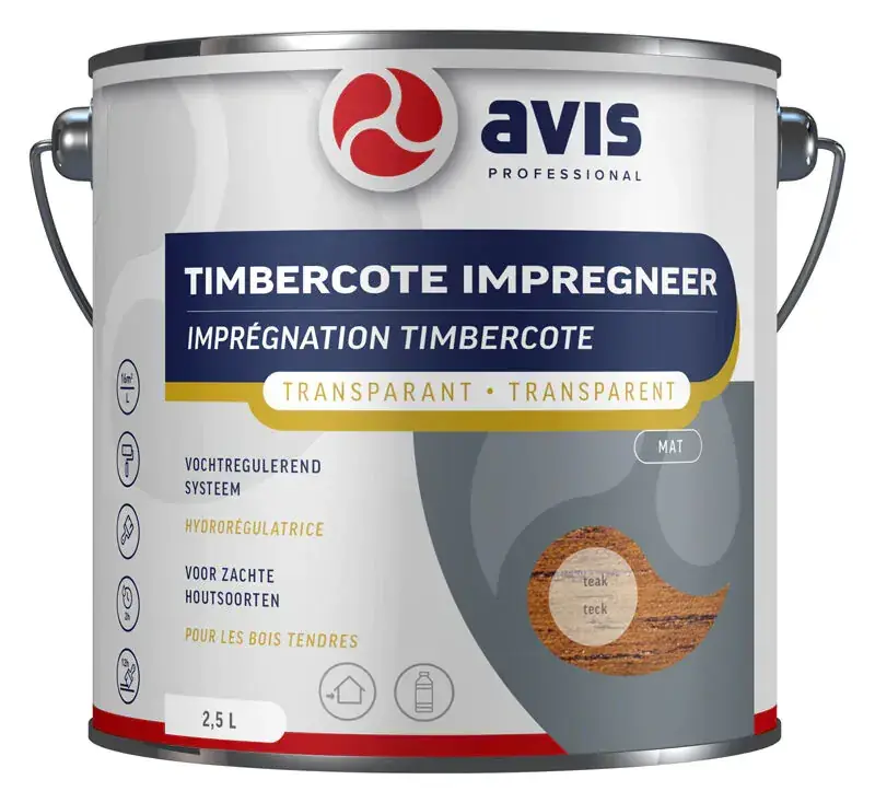 Avis Timbercote Buitenlak (teak) 2,5ltr Must-Have