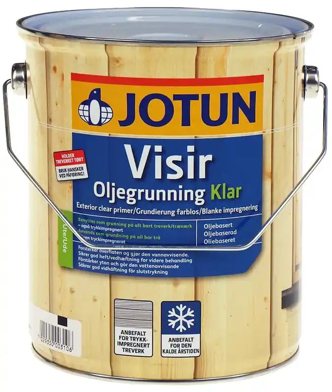Uitverkoop jotun visir oljegrunning klar (blank) 2,7 ltr