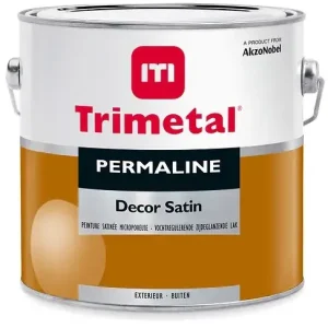 Aanbieding trimetal permaline decor satin (lichte kleur) 1 lt