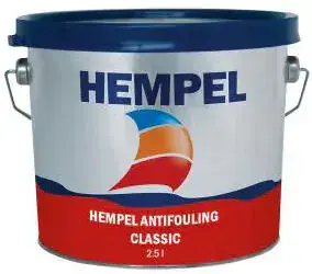 Laatste Versie hempel classic 71220 antifouling (zwart) 2,5 ltr