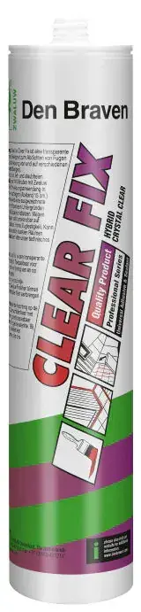 Goedkoop Den Braven Zwaluw Clearfix 0,29 ltr