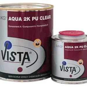 Vista Aqua 2K PU Clear extra mat set 1 kg Bestel Nu