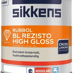 Beperkte Voorraad Sikkens Rubbol BL Rezisto High Gloss Lichte kleur