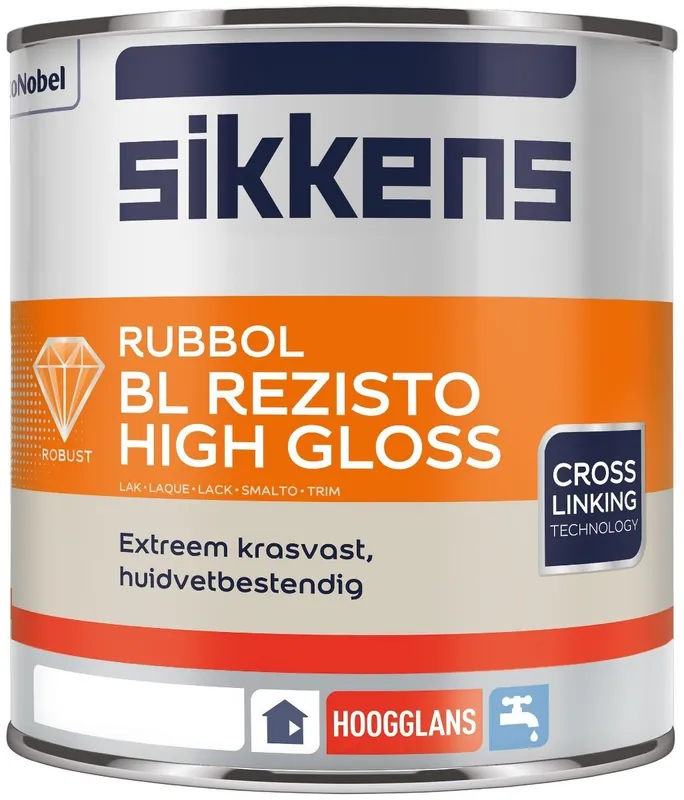 Beperkte Voorraad Sikkens Rubbol BL Rezisto High Gloss Lichte kleur