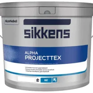 Favoriet Sikkens Alpha Projecttex (wit/lichte kleur) 2,5ltr