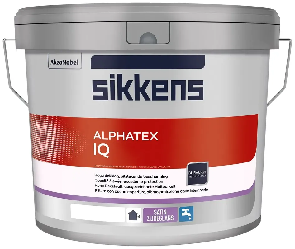 Beperkte Voorraad Sikkens Alphatex IQ (donkere kleur) 5 ltr