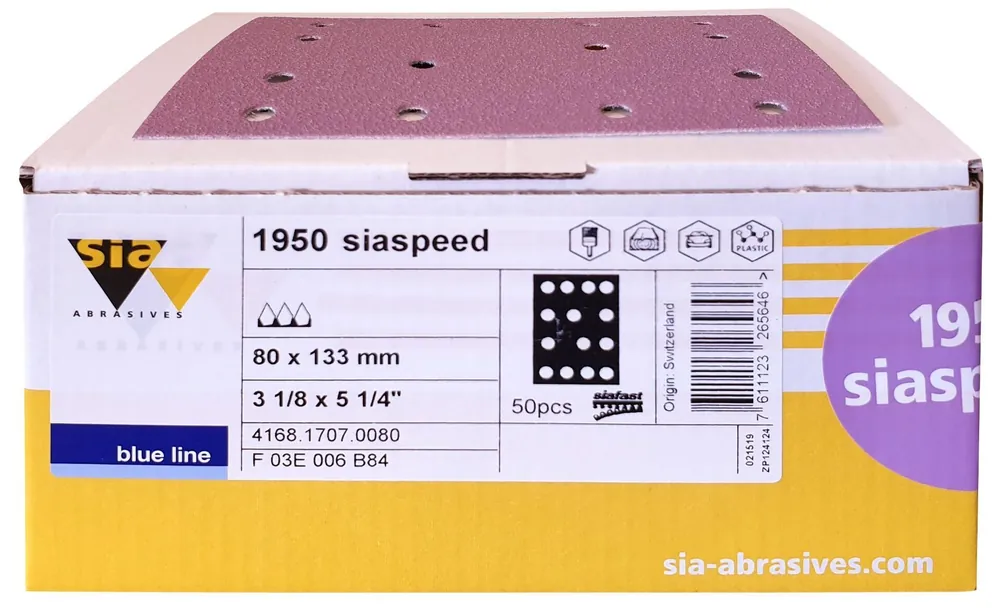 Rechtstreeks Van De Fabrikant Sia 1950 Siaspeed STG (P150) 80x133 mm 50 st
