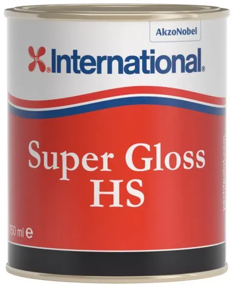 international super gloss hs (zwart) 0,75 ltr Aanbieding