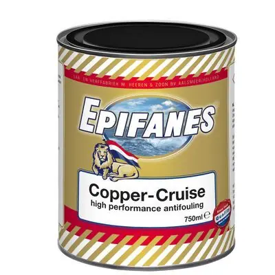 Direct Verzonden epifanes copper cruise (zwart) 0,75 liter