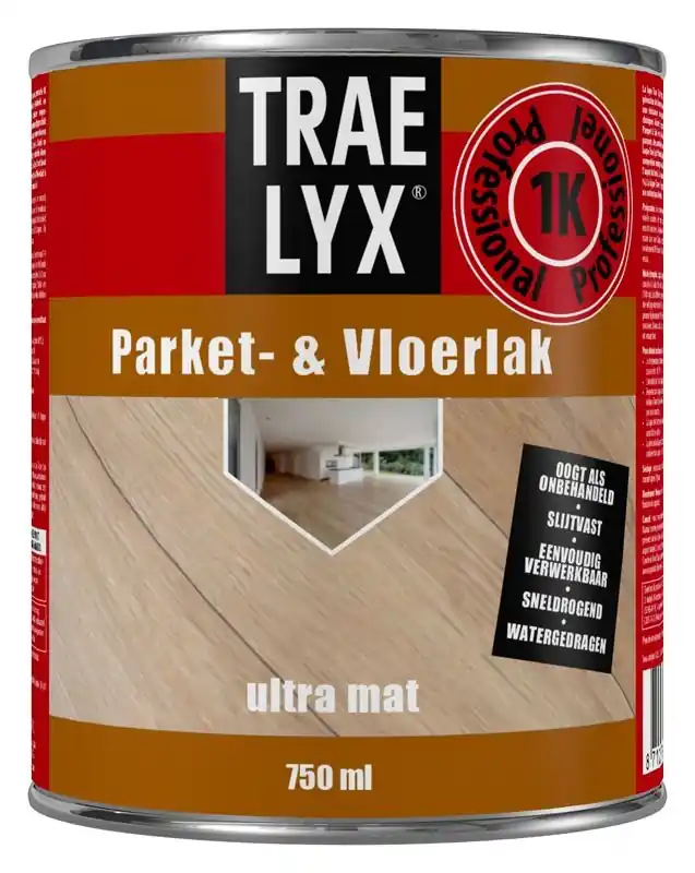 Nieuw Trae Lyx Parket en Vloerlak Ultra-Mat 0,75 liter