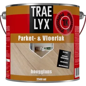 Trae Lyx Parketlak & Vloerlak Hoogglans 2,5 Ltr Lage Kosten