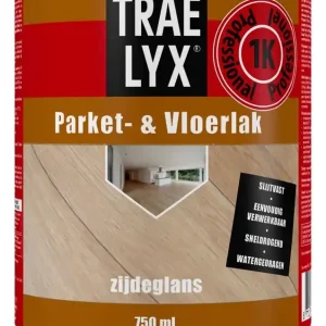 Trae Lyx Parket- en Vloerlak 0.75 ltr Gratis Retour