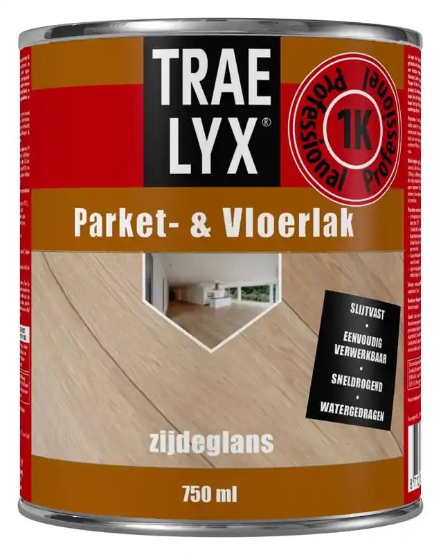 Trae Lyx Parket- en Vloerlak 0.75 ltr Gratis Retour