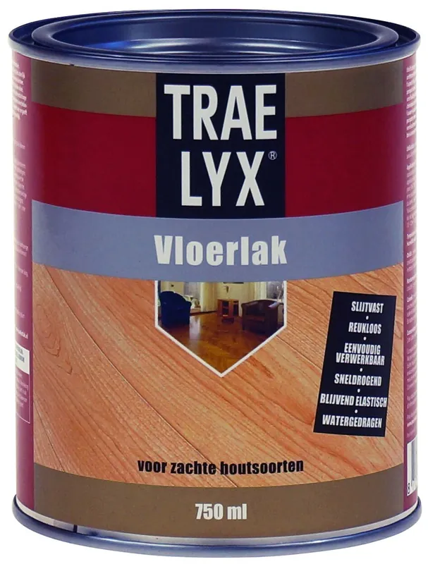 Laatste Versie Trae Lyx Vloerlak Mat 0,75 ltr