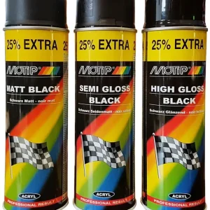 Koop Online Motip Rallye Lak Zwart (Zijdeglans) 0.5 ltr