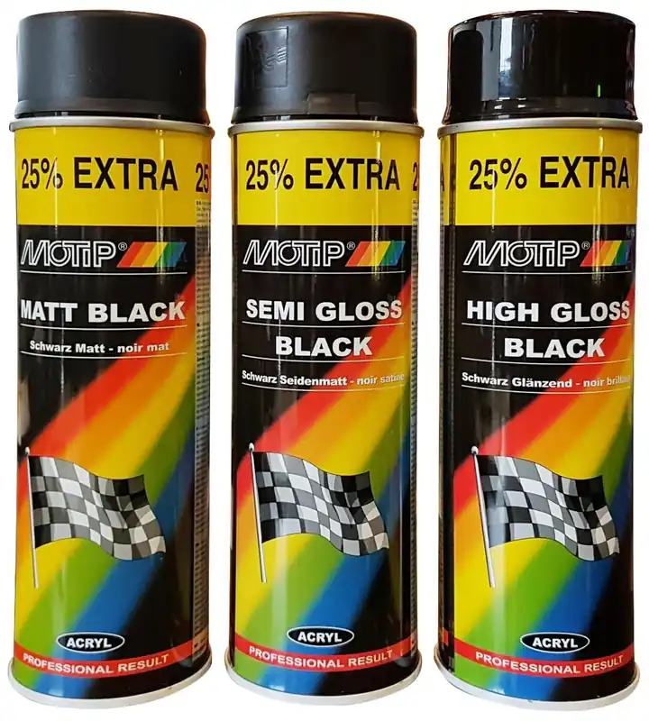 Koop Online Motip Rallye Lak Zwart (Zijdeglans) 0.5 ltr