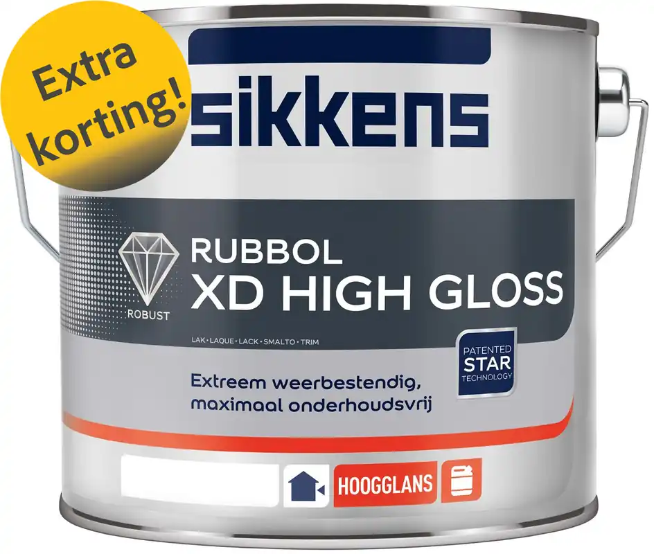 Sikkens Rubbol XD High Gloss (donkere kleur) 2,5 l Premium