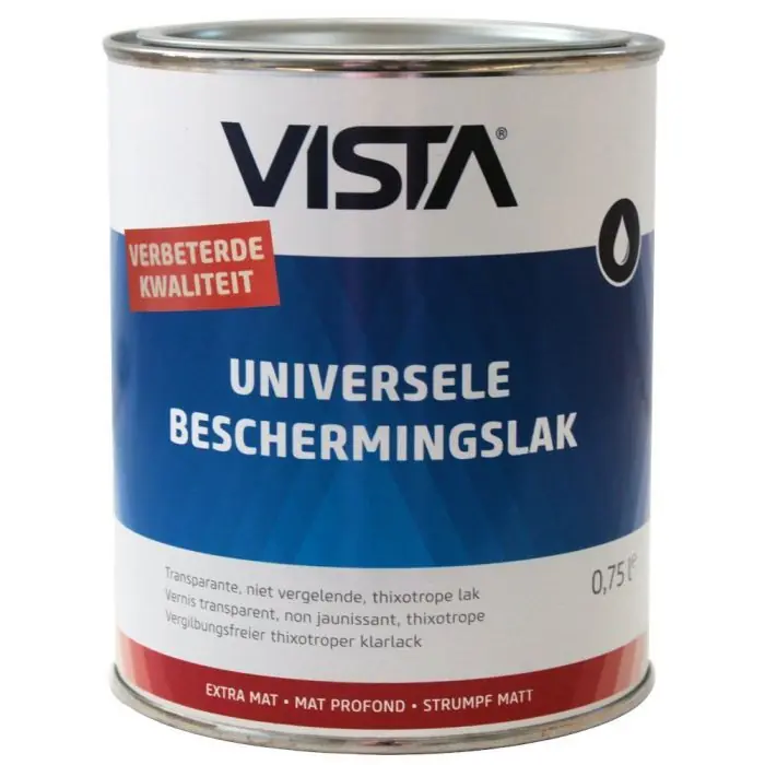 Vista Universele Beschermingslak 0.75 ltr Seizoensaanbieding