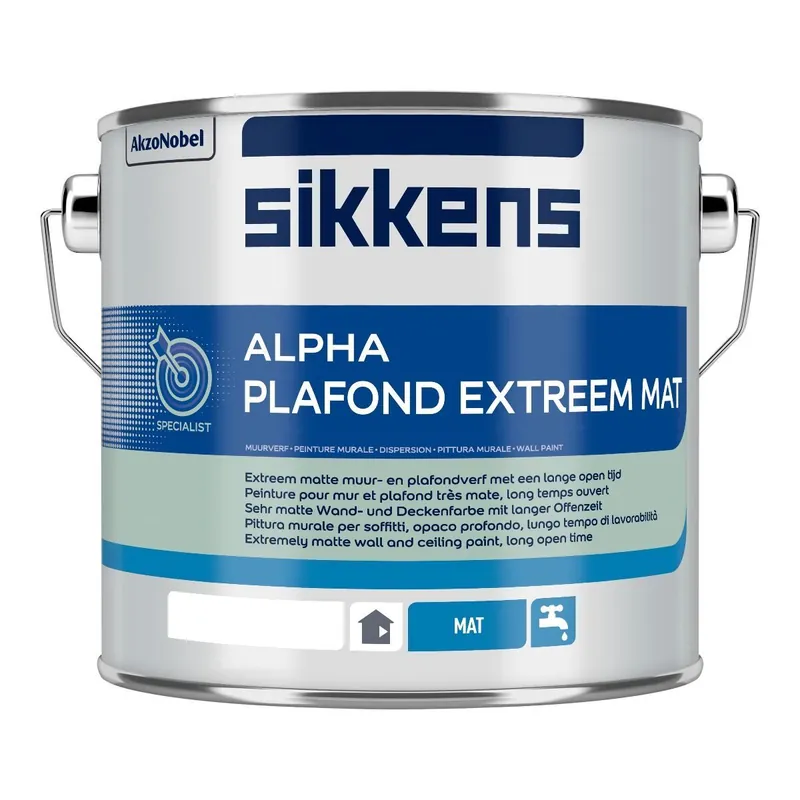Sikkens Alpha Plafond Extreem Mat 2.5 ltr Flitsaanbieding