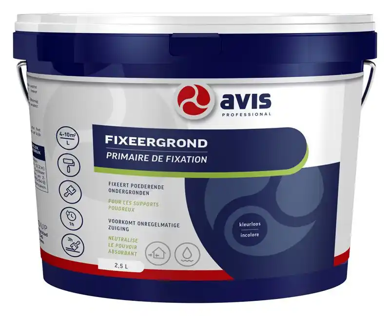 Laatste Versie Avis Fixeergrond (kleurloos) 2,5 Ltr